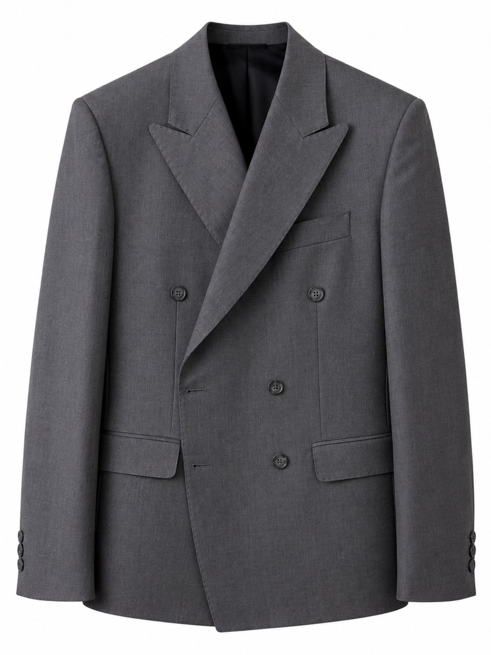 Angelico Made in Italy Super 100s Wool Suit | Double Breasted Blazer & Trousers